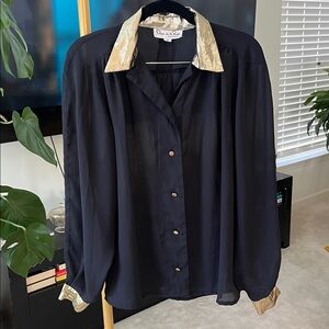 Oscar de la Renta Expressions blouse